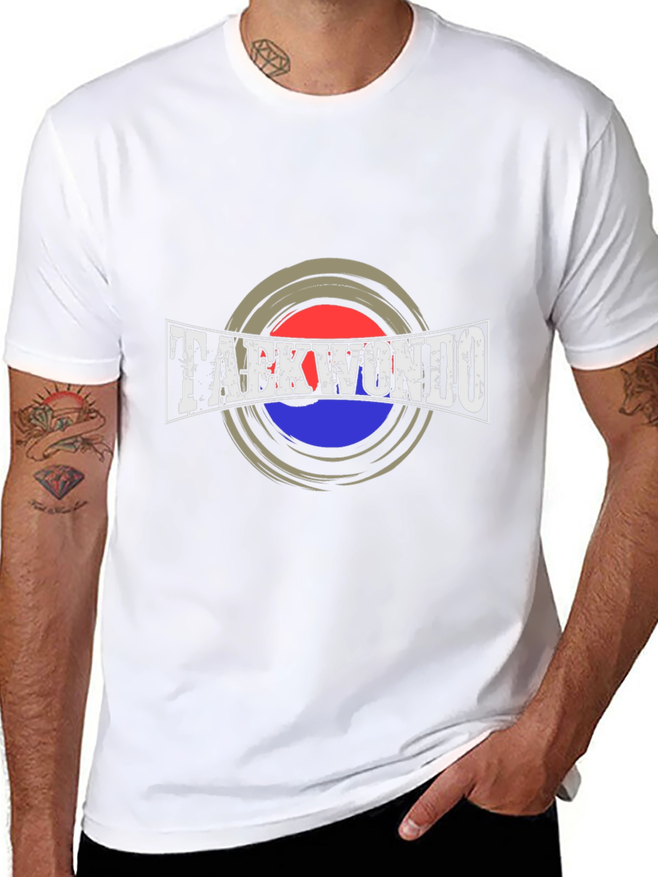 Taekwondo Graphic T-Shirt - Martial Arts Style