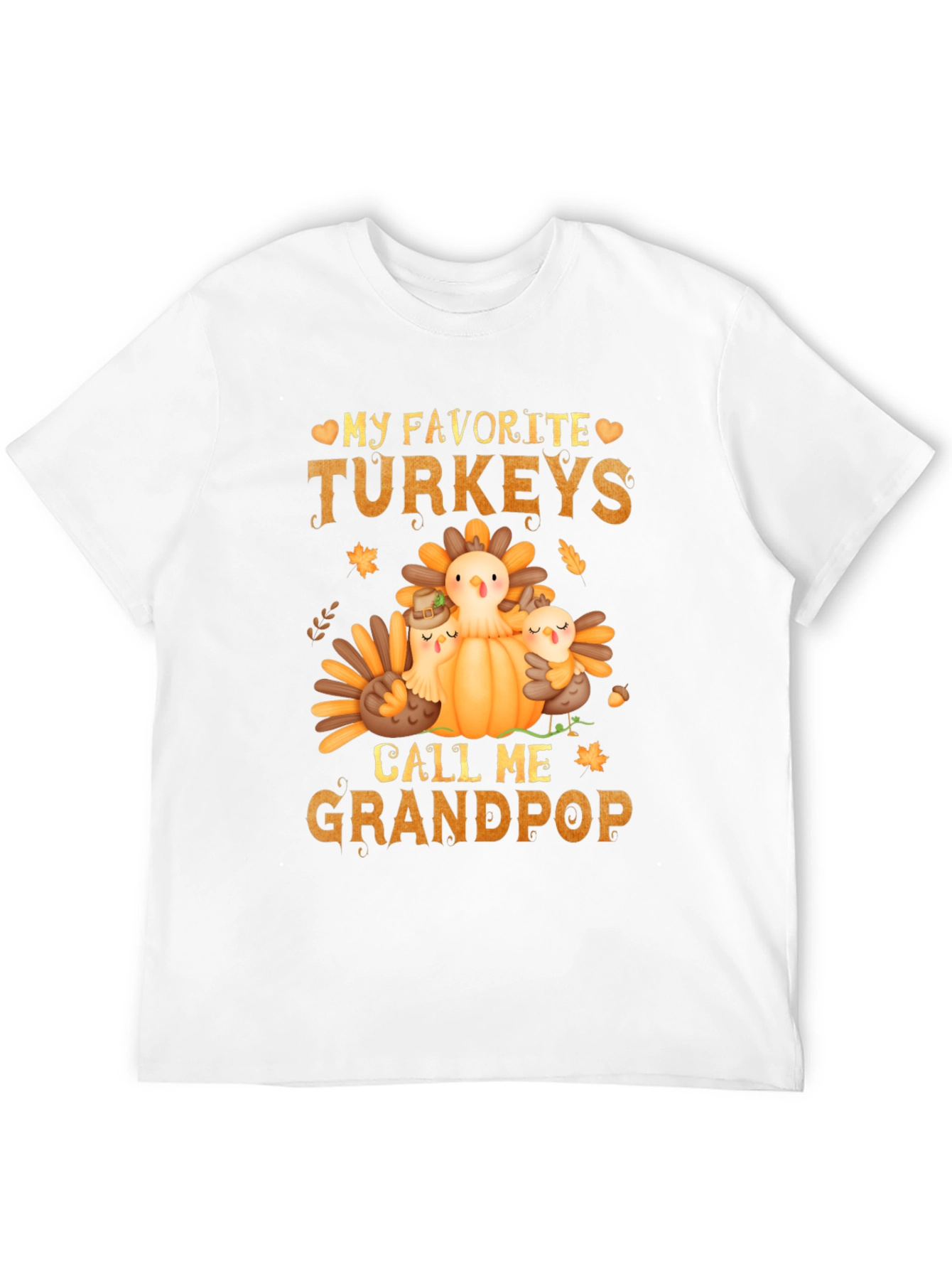 Grandpops Thanksgiving Turkeys T-Shirt