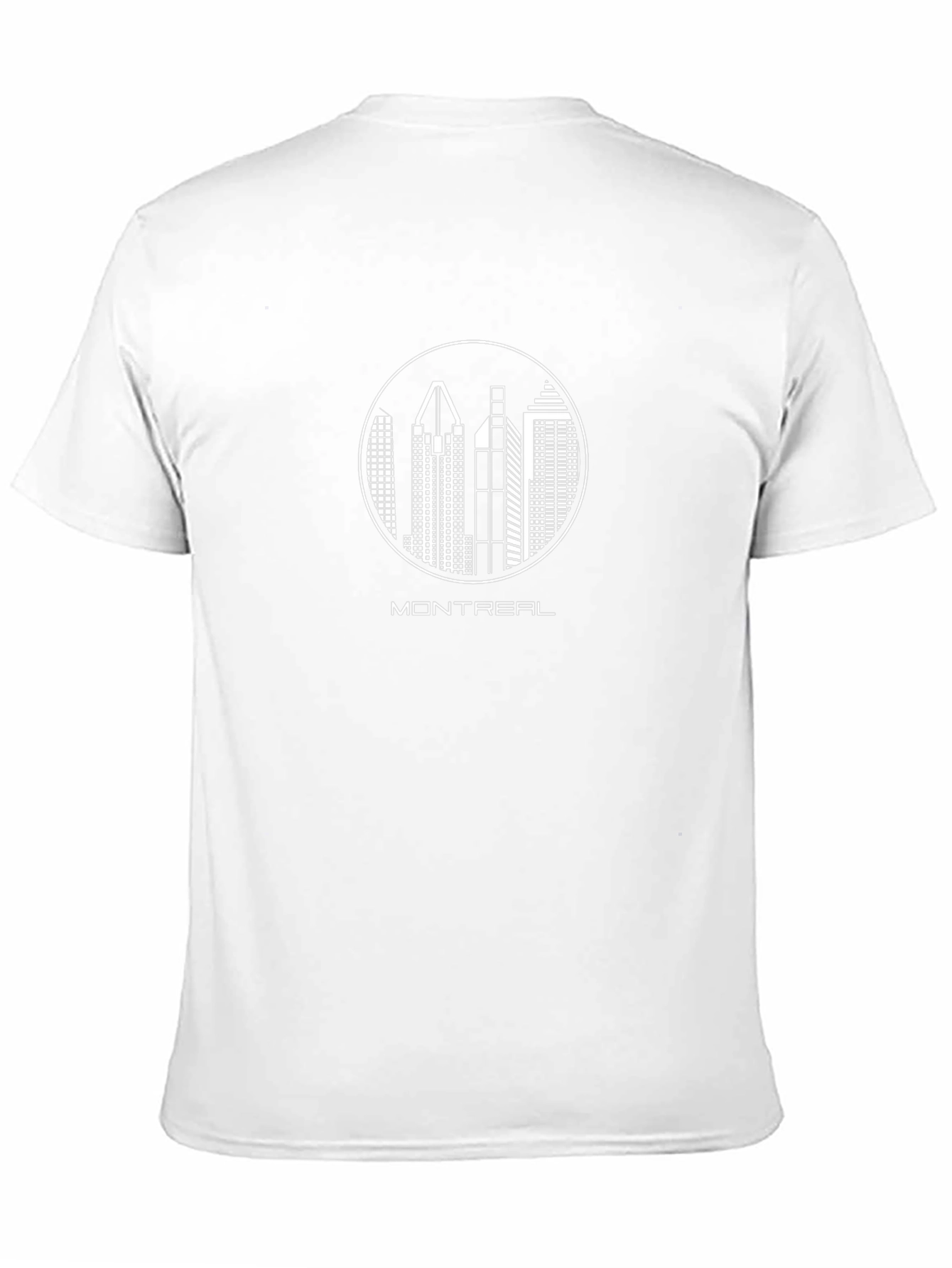 Montreal Skyline Graphic T-Shirt - Black