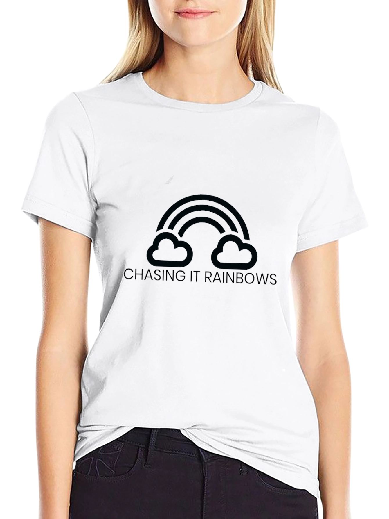 Chasing Rainbows Graphic Tee - Soft Cotton Blend