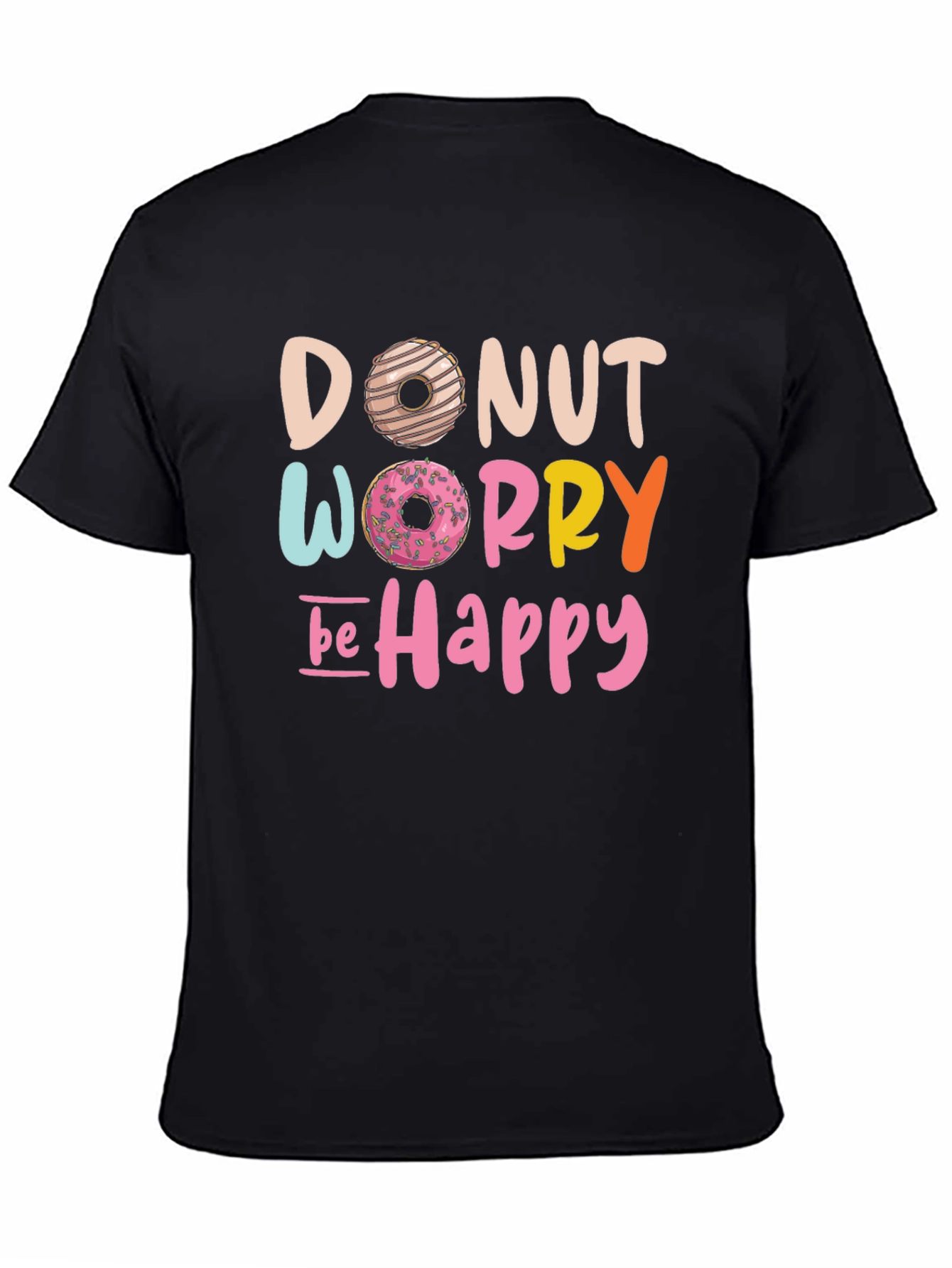 Donut Worry Be Happy Graphic Tee