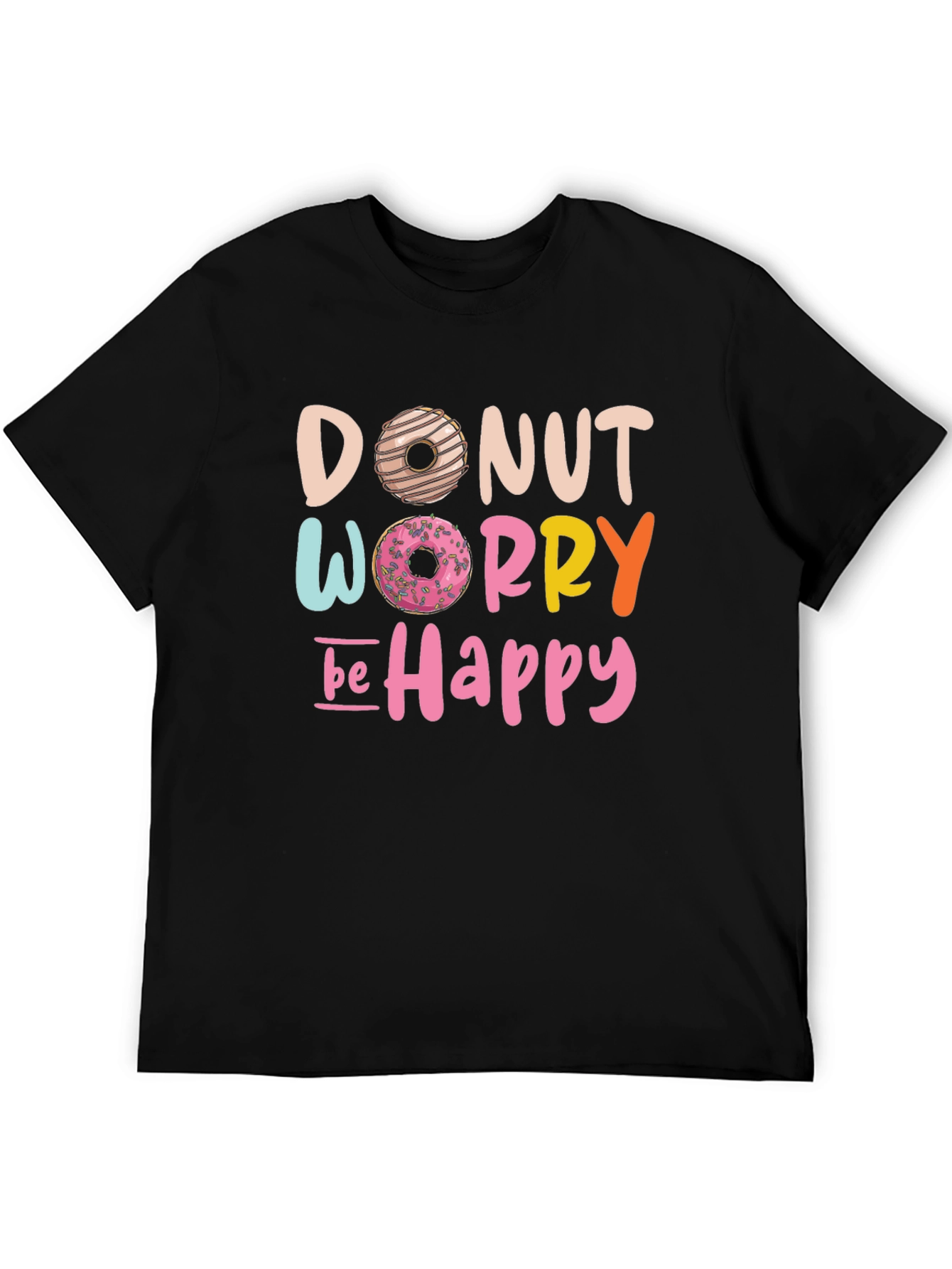 Donut Worry Be Happy Graphic Tee