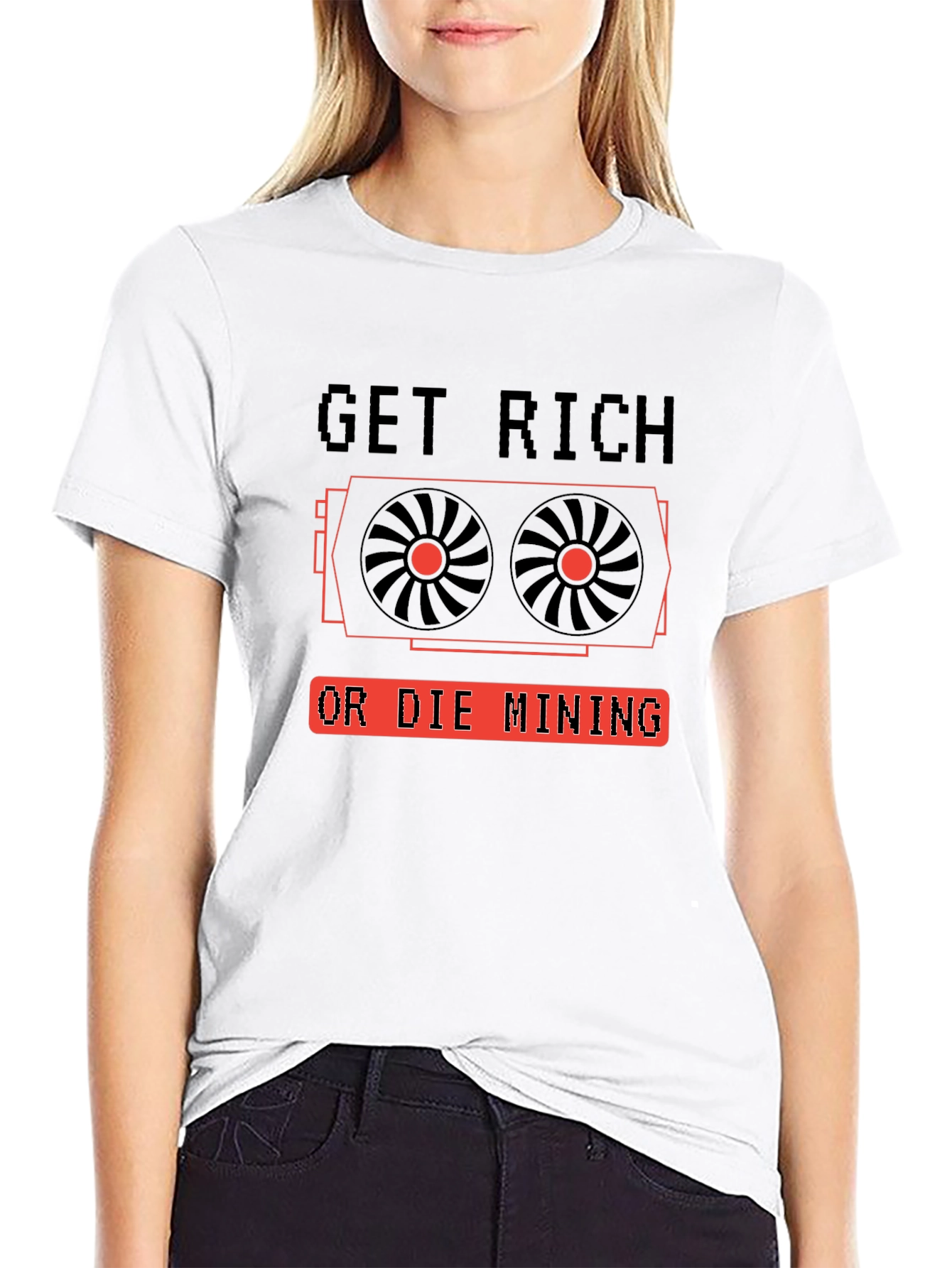 Get Rich or Die Mining T-Shirt