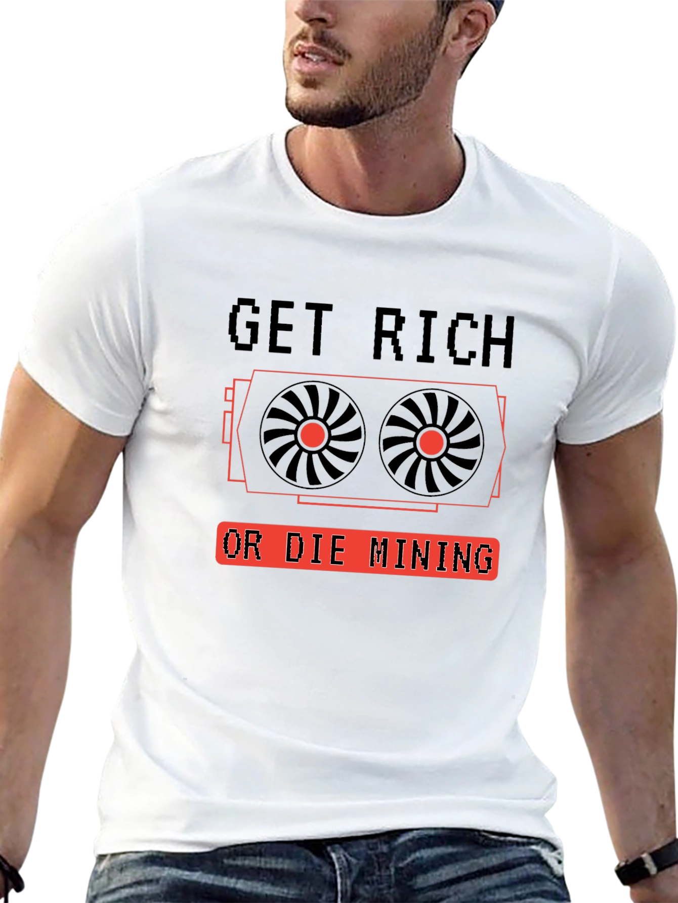 Get Rich or Die Mining T-Shirt