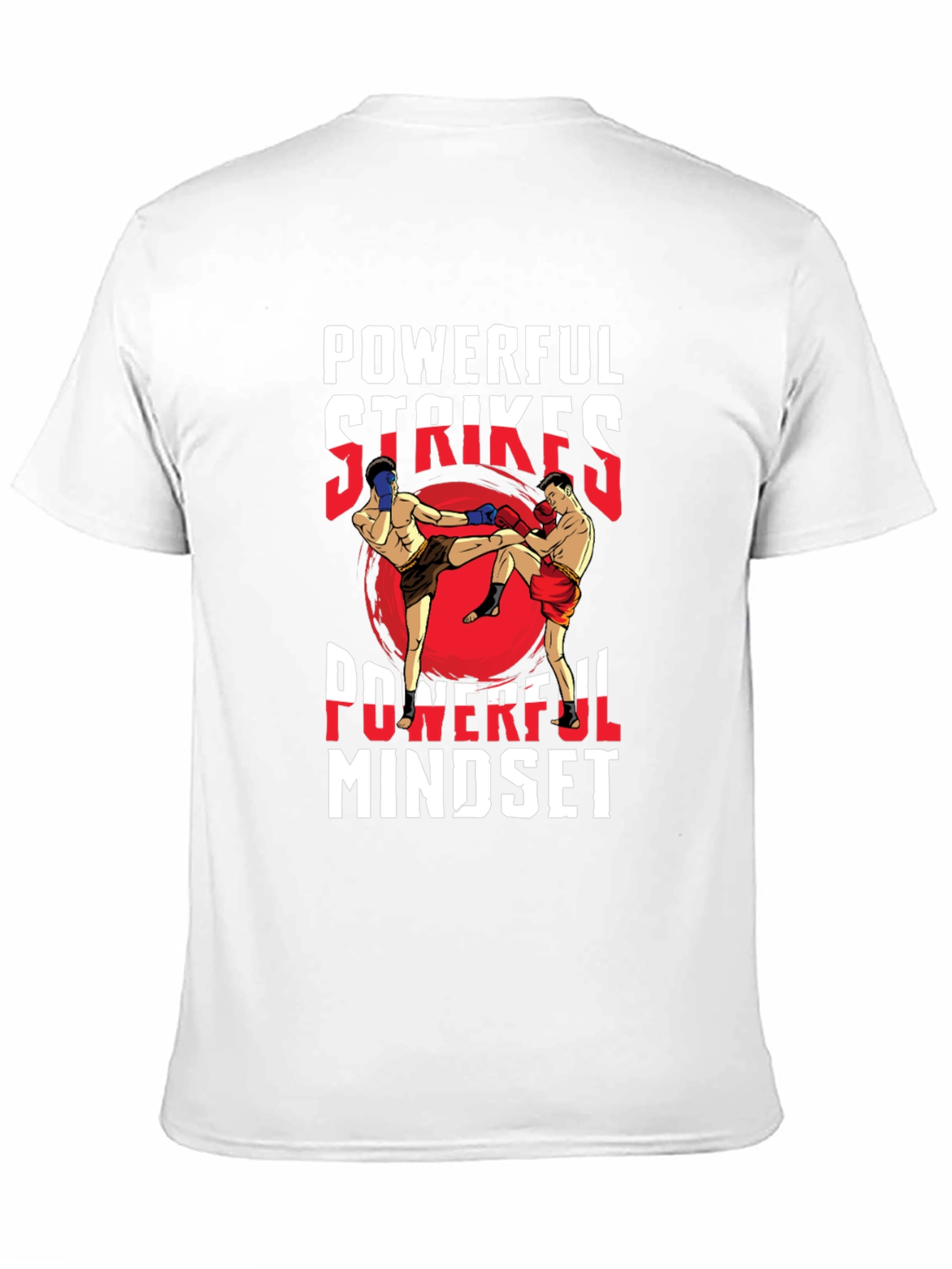 Powerful Strikes Mindset Graphic T-Shirt