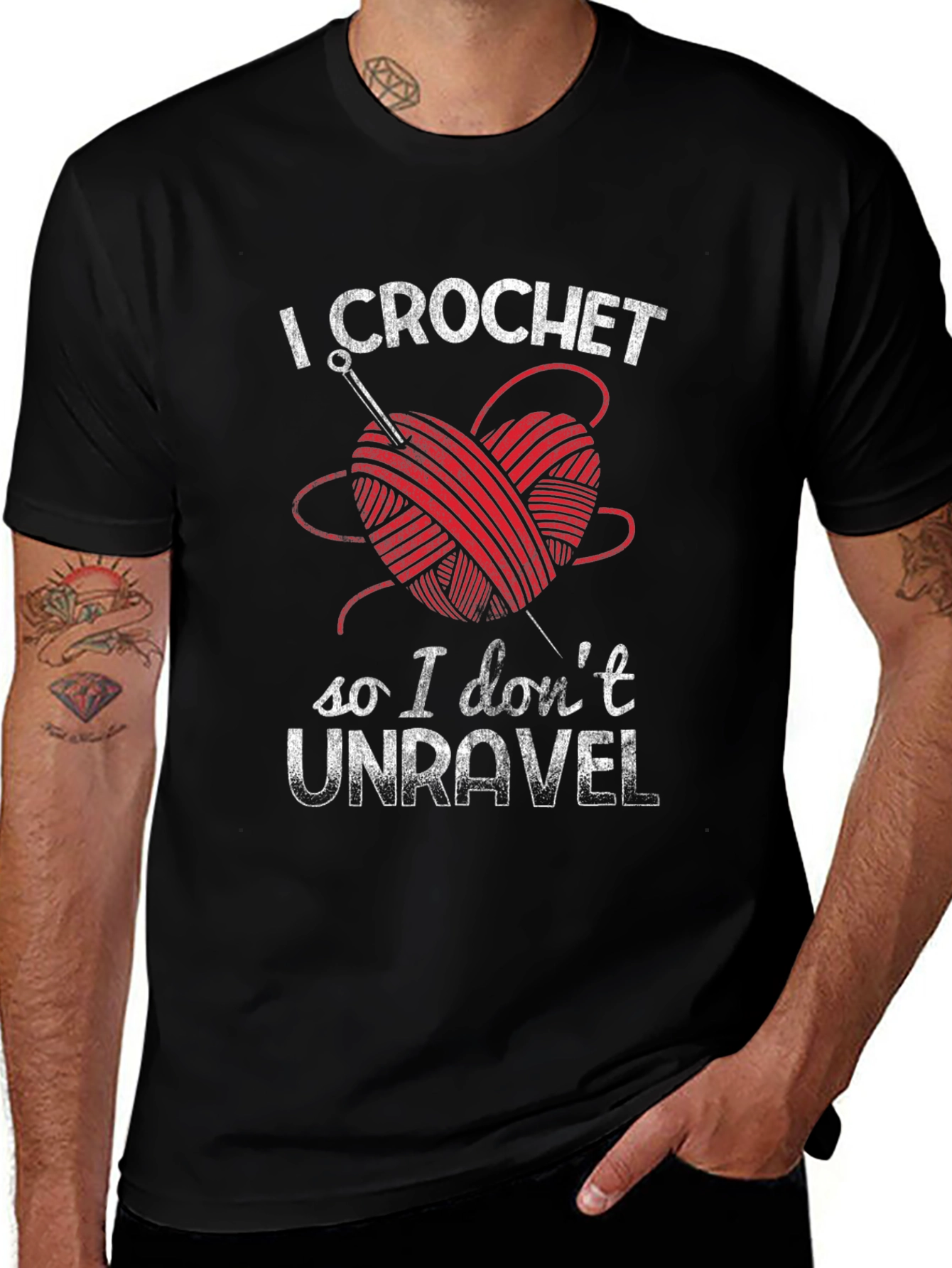 I Crochet So I Dont Unravel T-Shirt