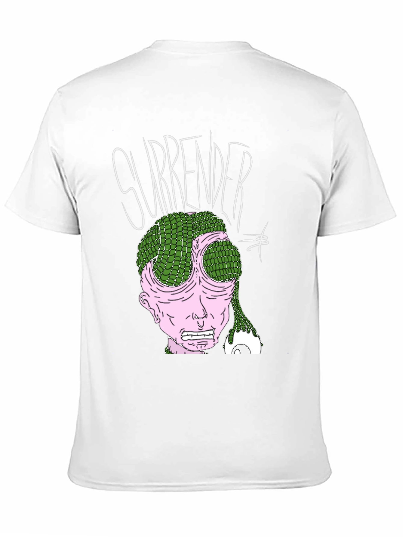 Surrender Graphic Print Black T-Shirt