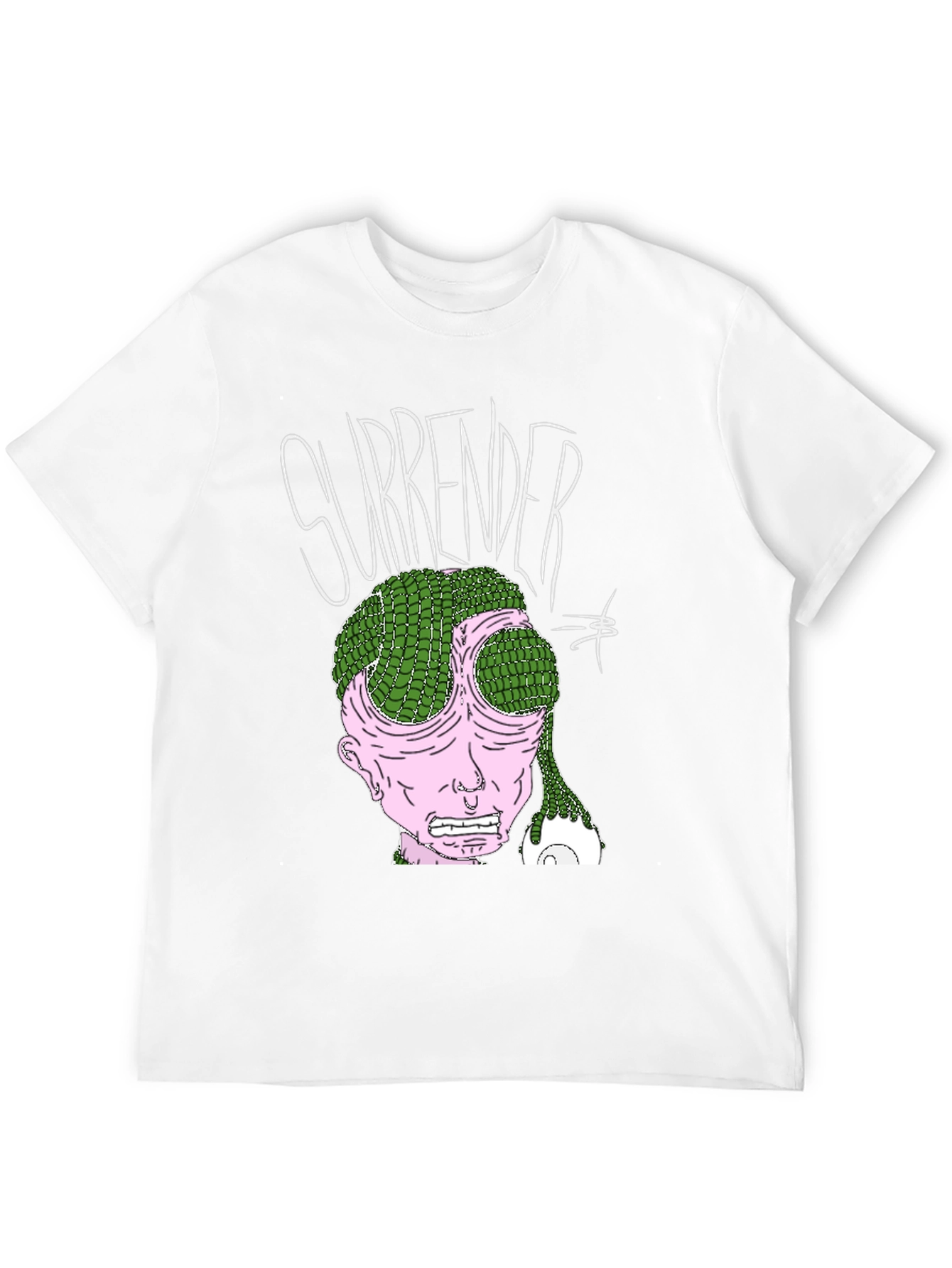 Surrender Graphic Print Black T-Shirt