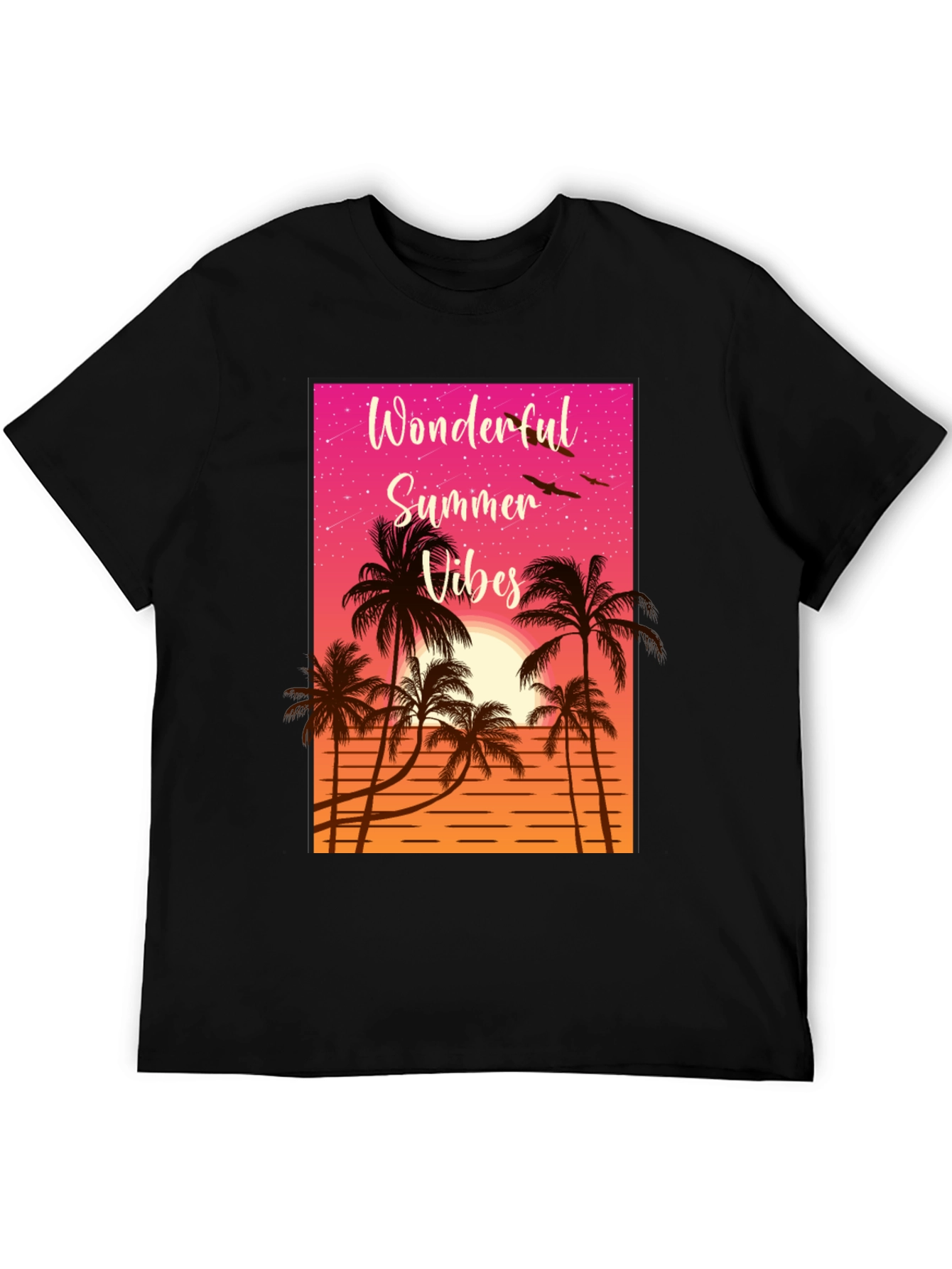 Wonderful Summer Vibes Graphic T-Shirt