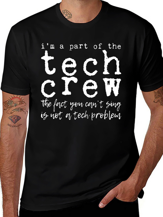 Tech Crew Graphic Tee - Funny Tech Support Shirt