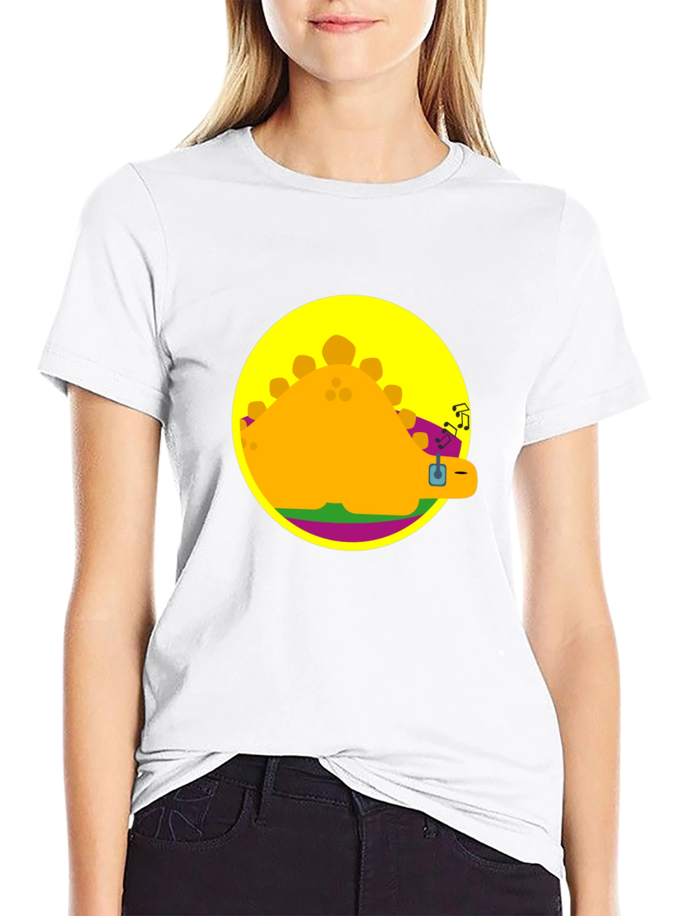 Dino Music Lover Tee