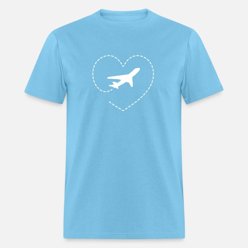 Airplane Heart Broken Line Cool Gift Idea