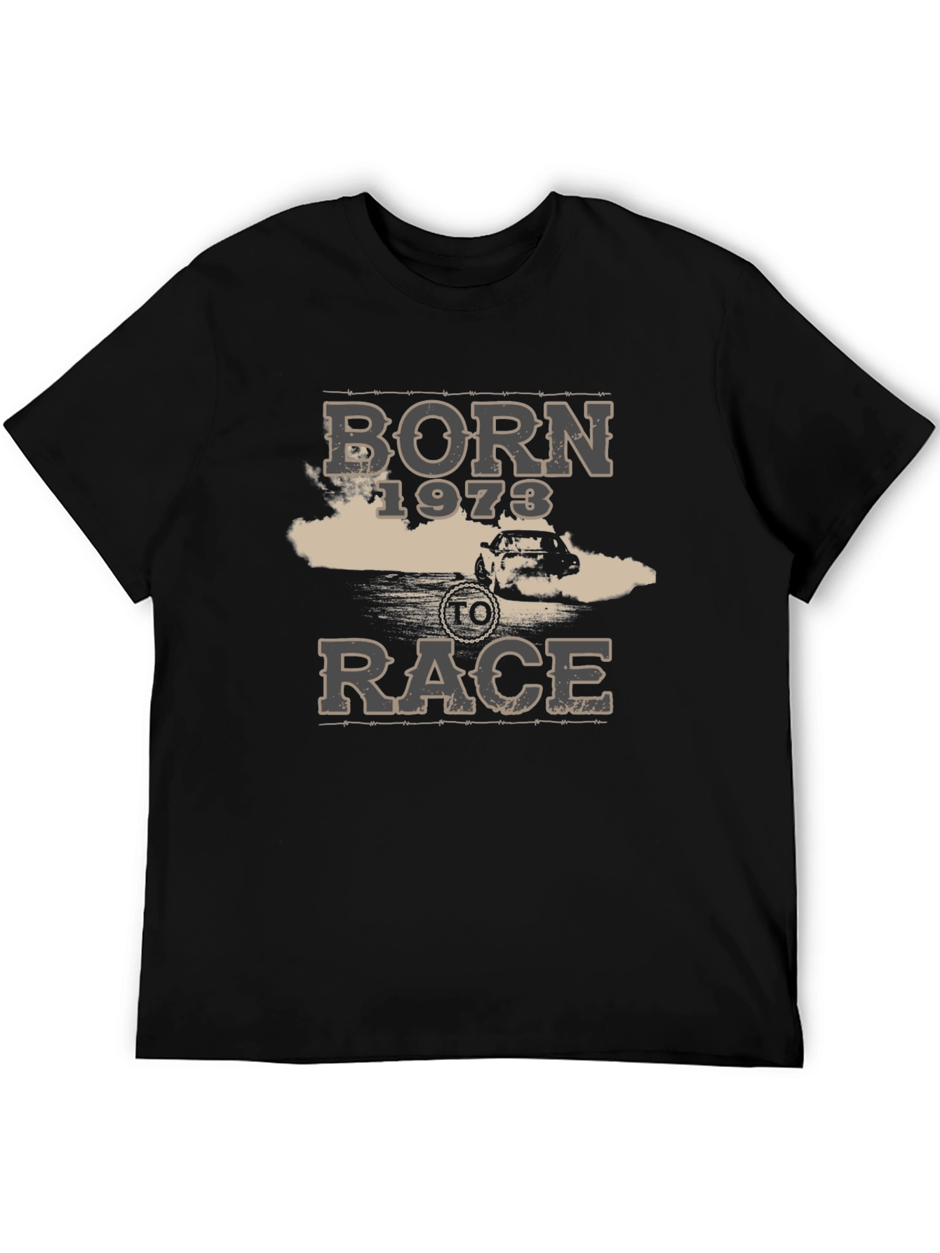 Born 1973 to Race Graphic T-Shirt - Black
