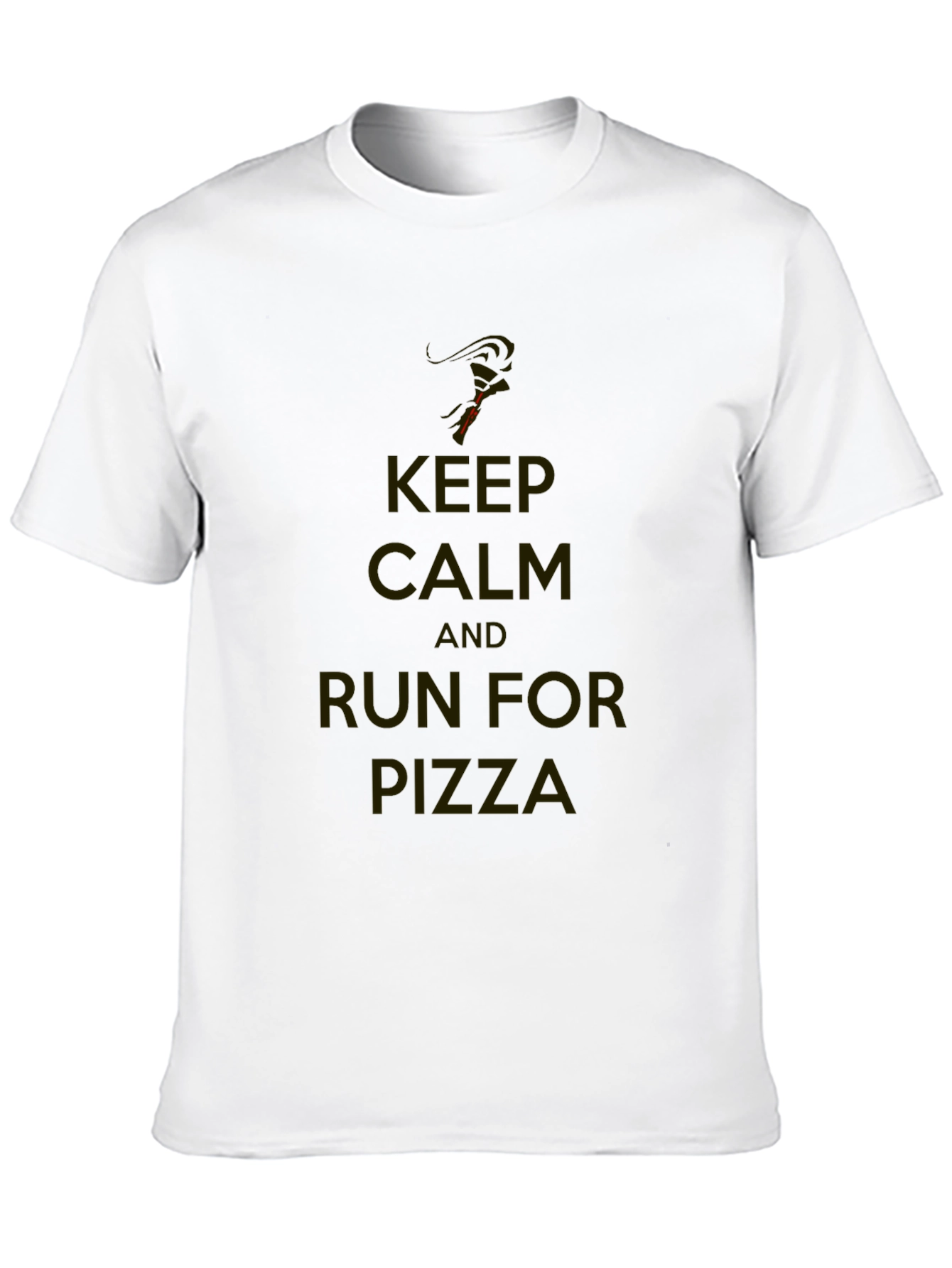 Keep Calm & Run For Pizza T-Shirt