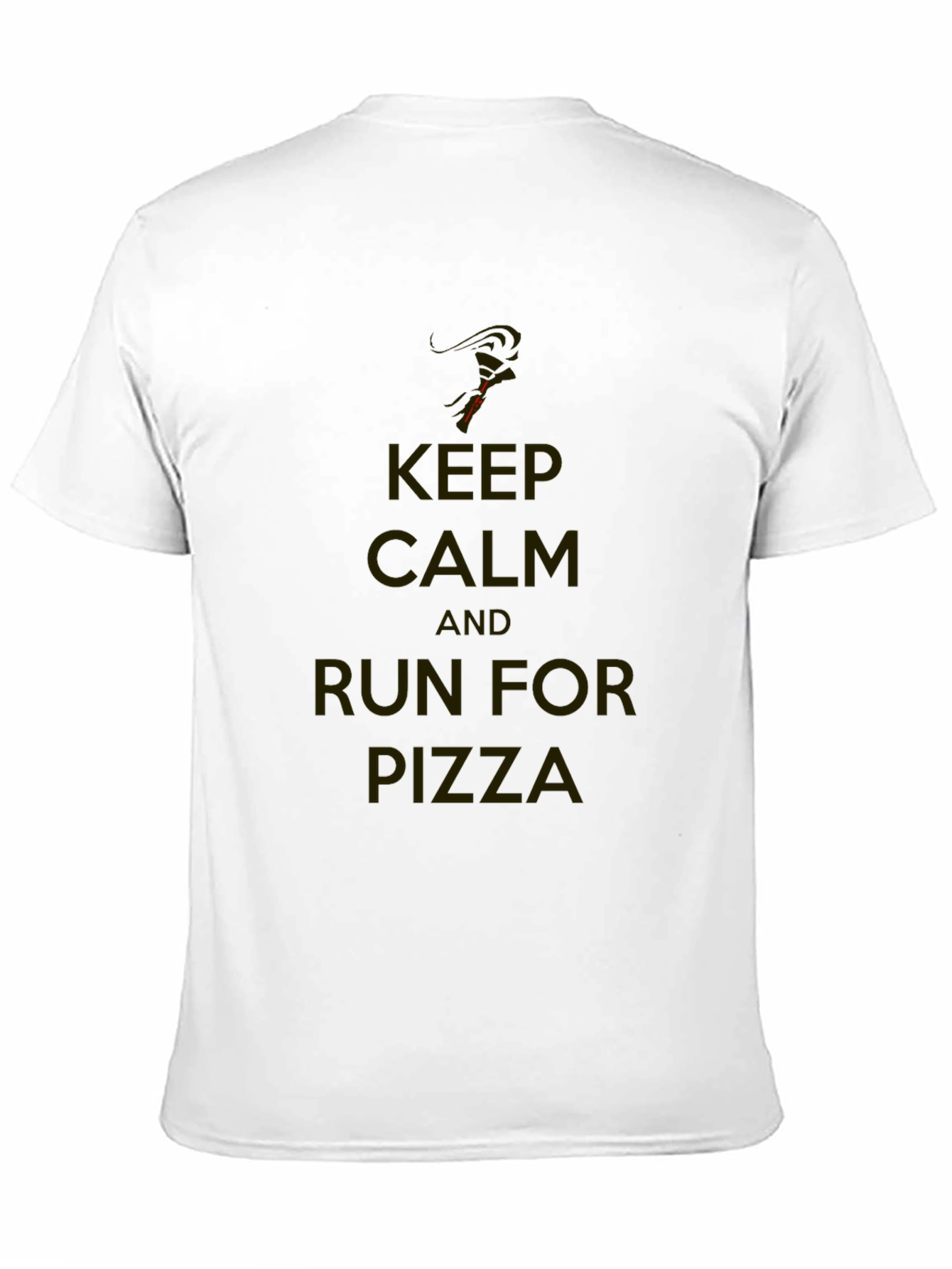 Keep Calm & Run For Pizza T-Shirt