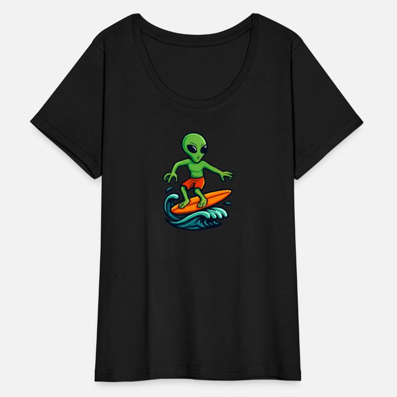 alien surfing