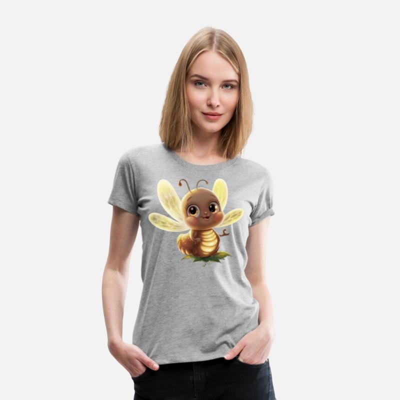 an adorable glowing firefly