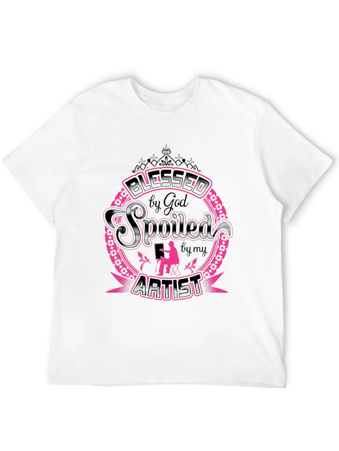 Blessed Spoiled by God Artist Graphic Tee