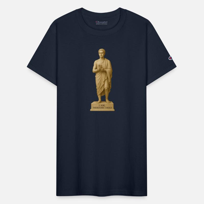 Ancient Philosopher with Smartphone Design