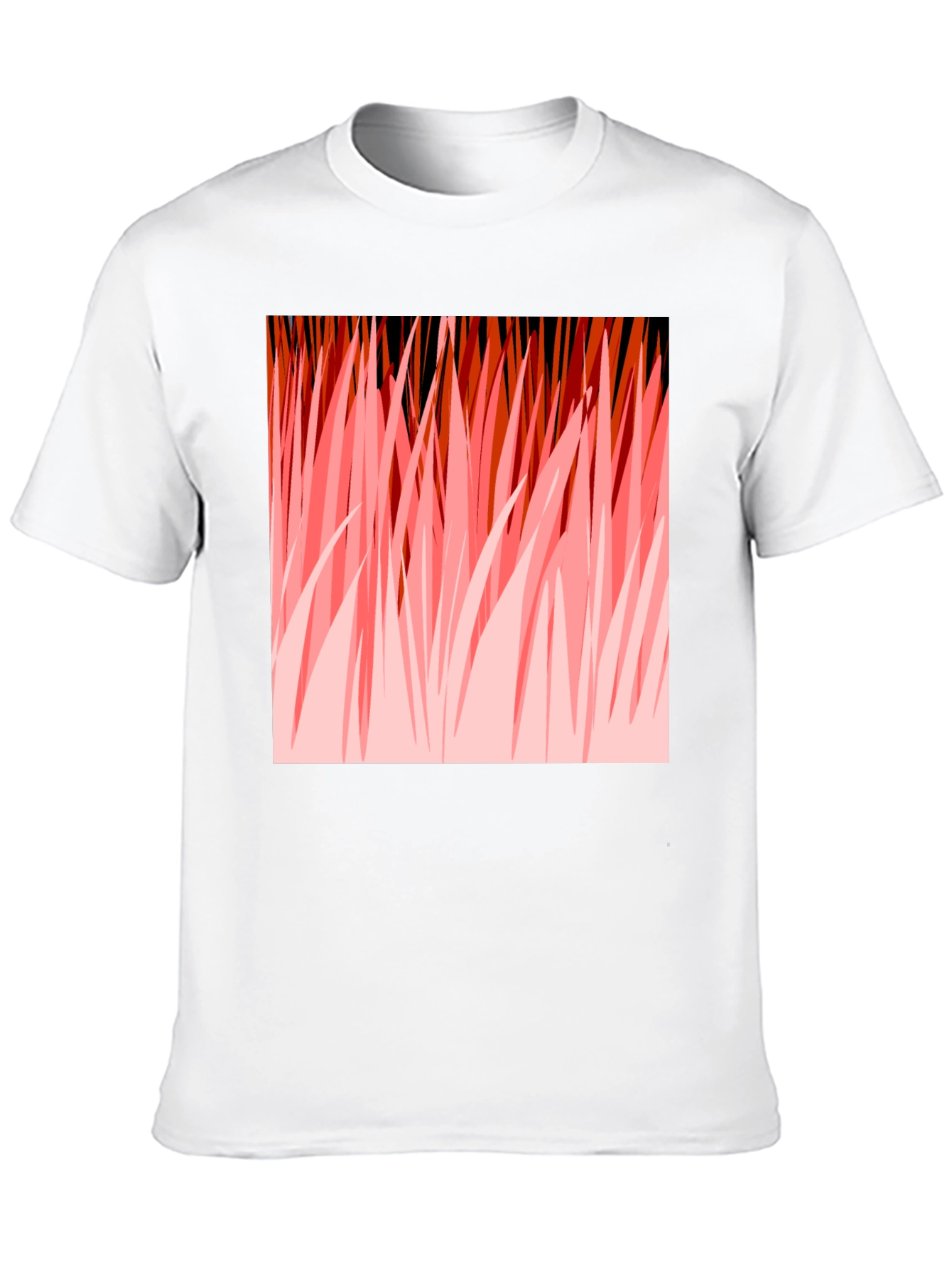 Abstract Graphic Print Black T-Shirt