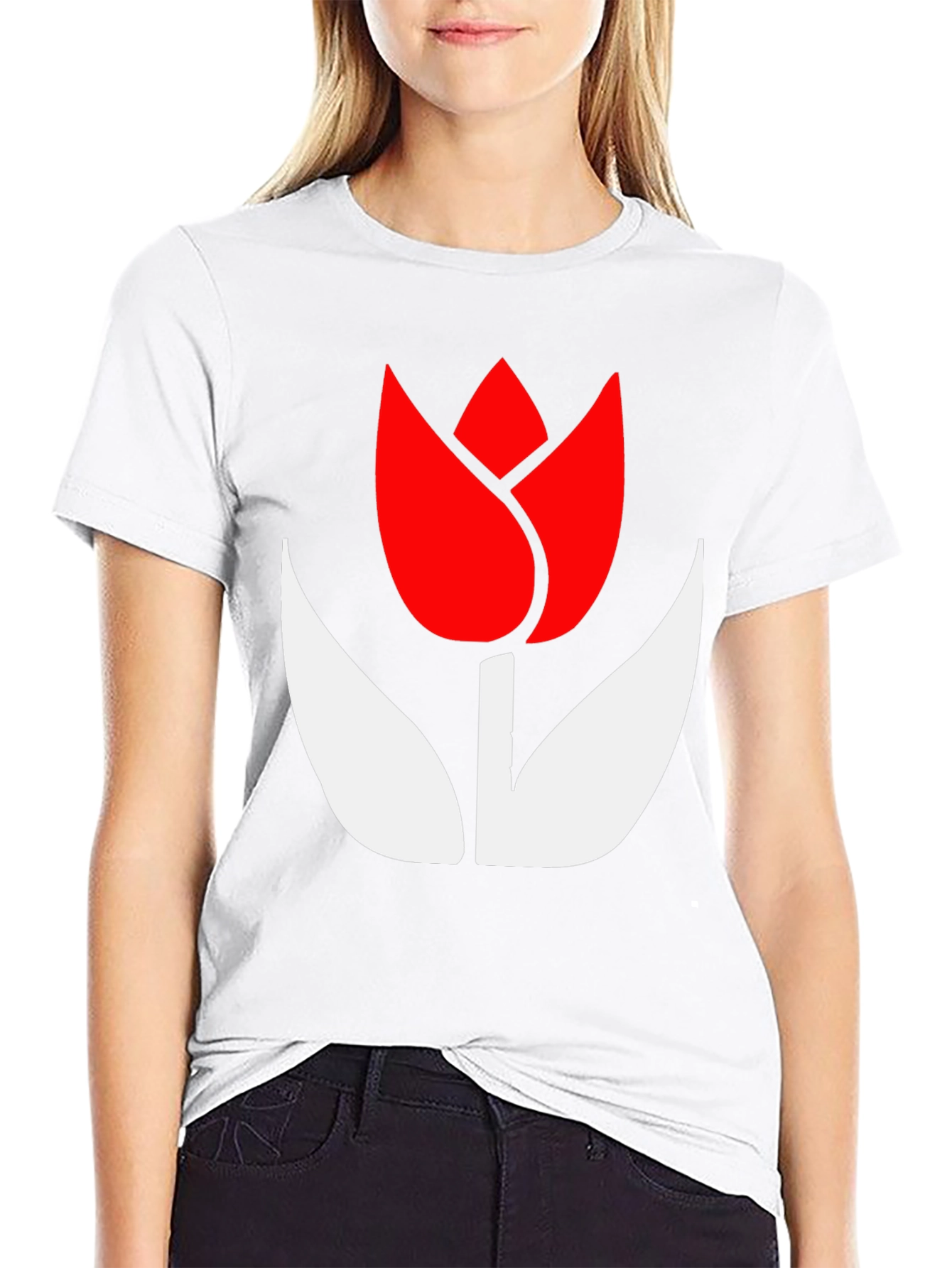 Black Tulip Graphic Tee
