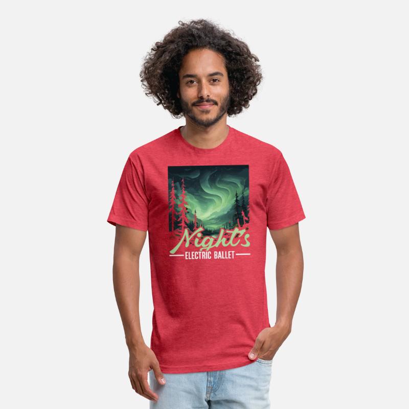 Aurora Borealis Dark Sky Nature Light Display