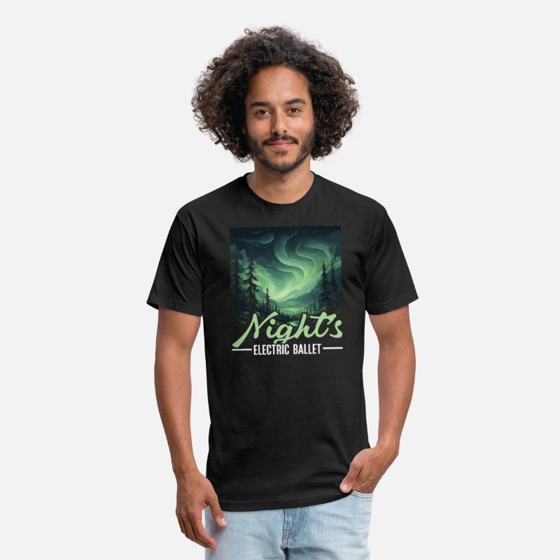 Aurora Borealis Dark Sky Nature Light Display