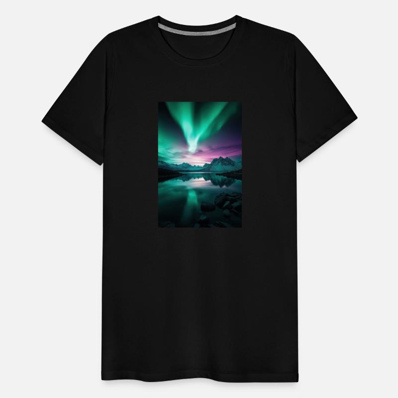 Aurora Over Arctic Peaks