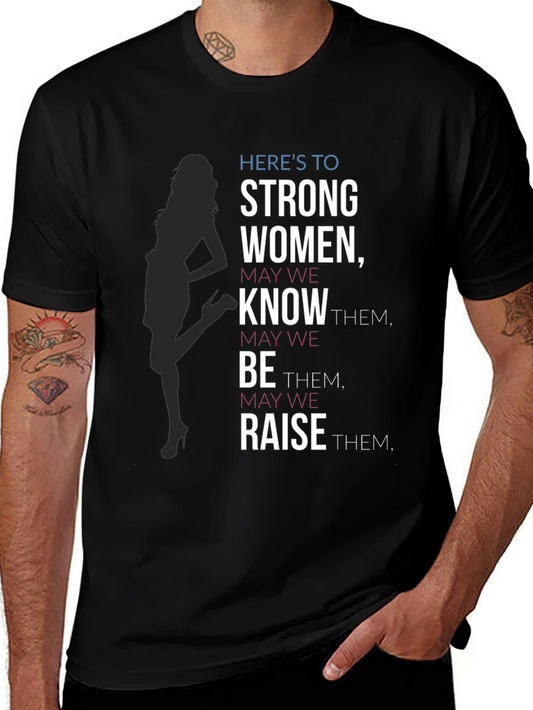 Strong Women Graphic Tee - Empowering Womens T-Shirt