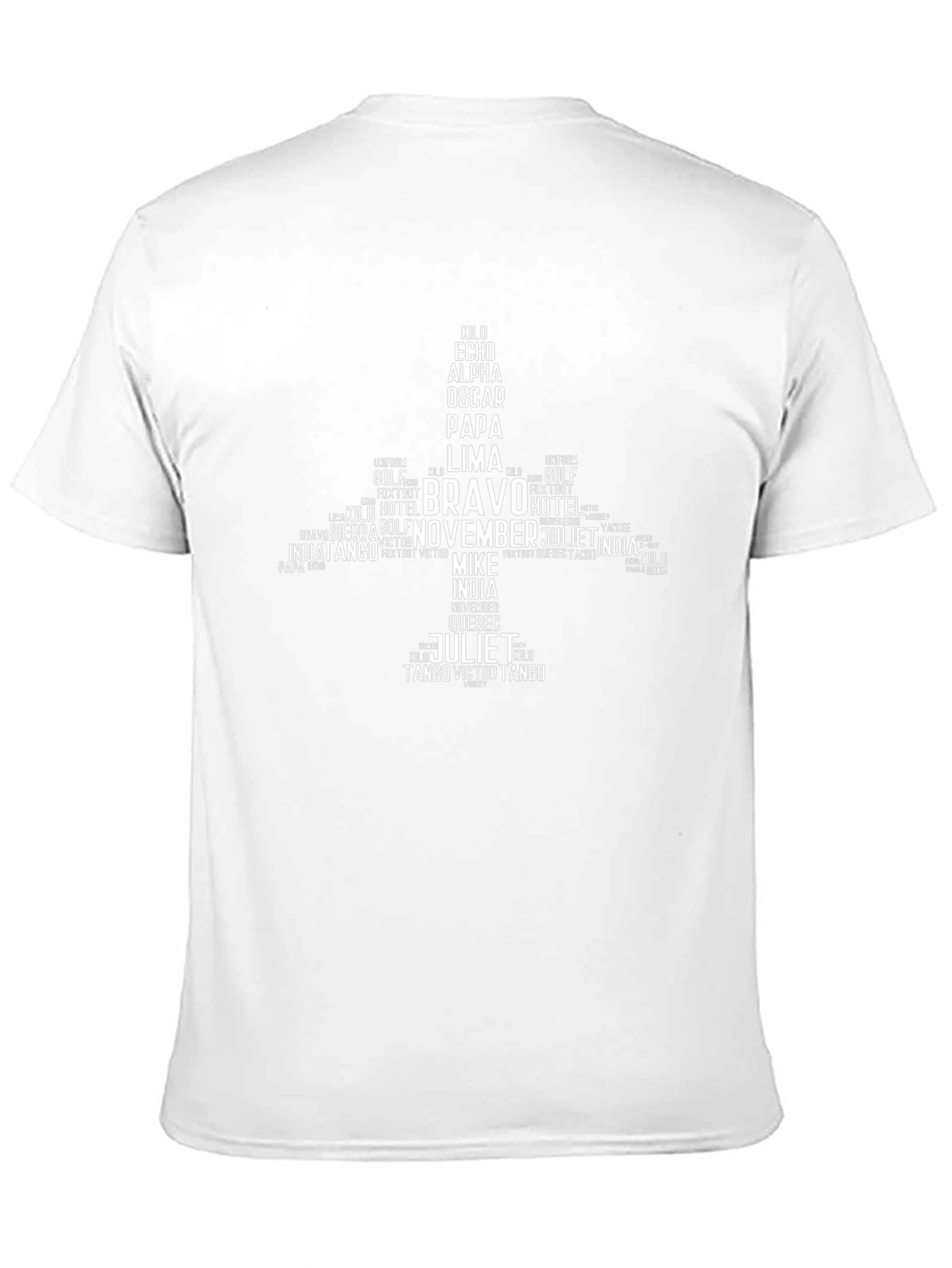 Aviation Alphabet Code T-Shirt - Black