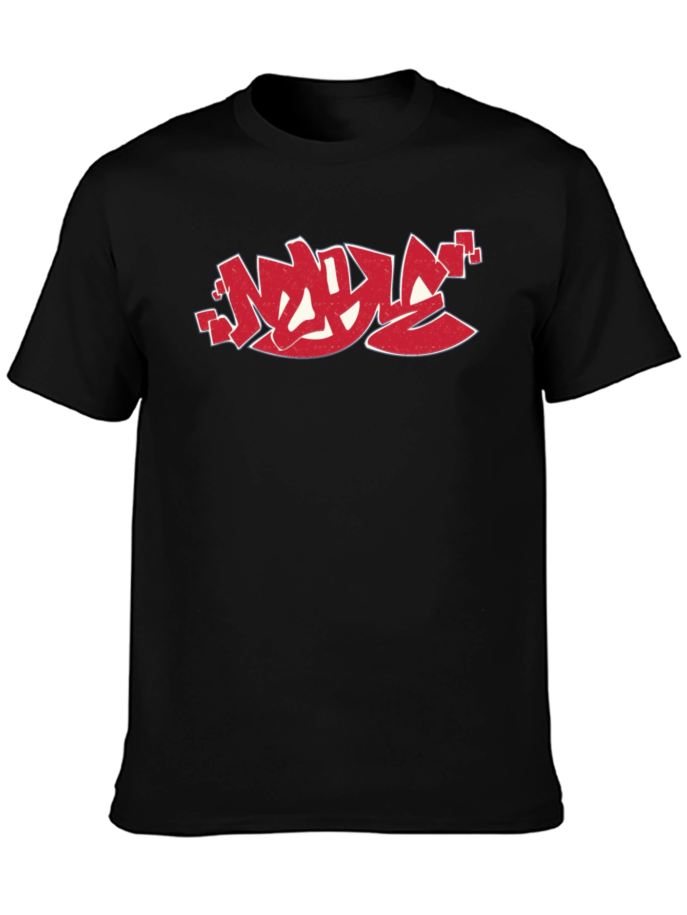 Graffiti Style Graphic Print T-Shirt