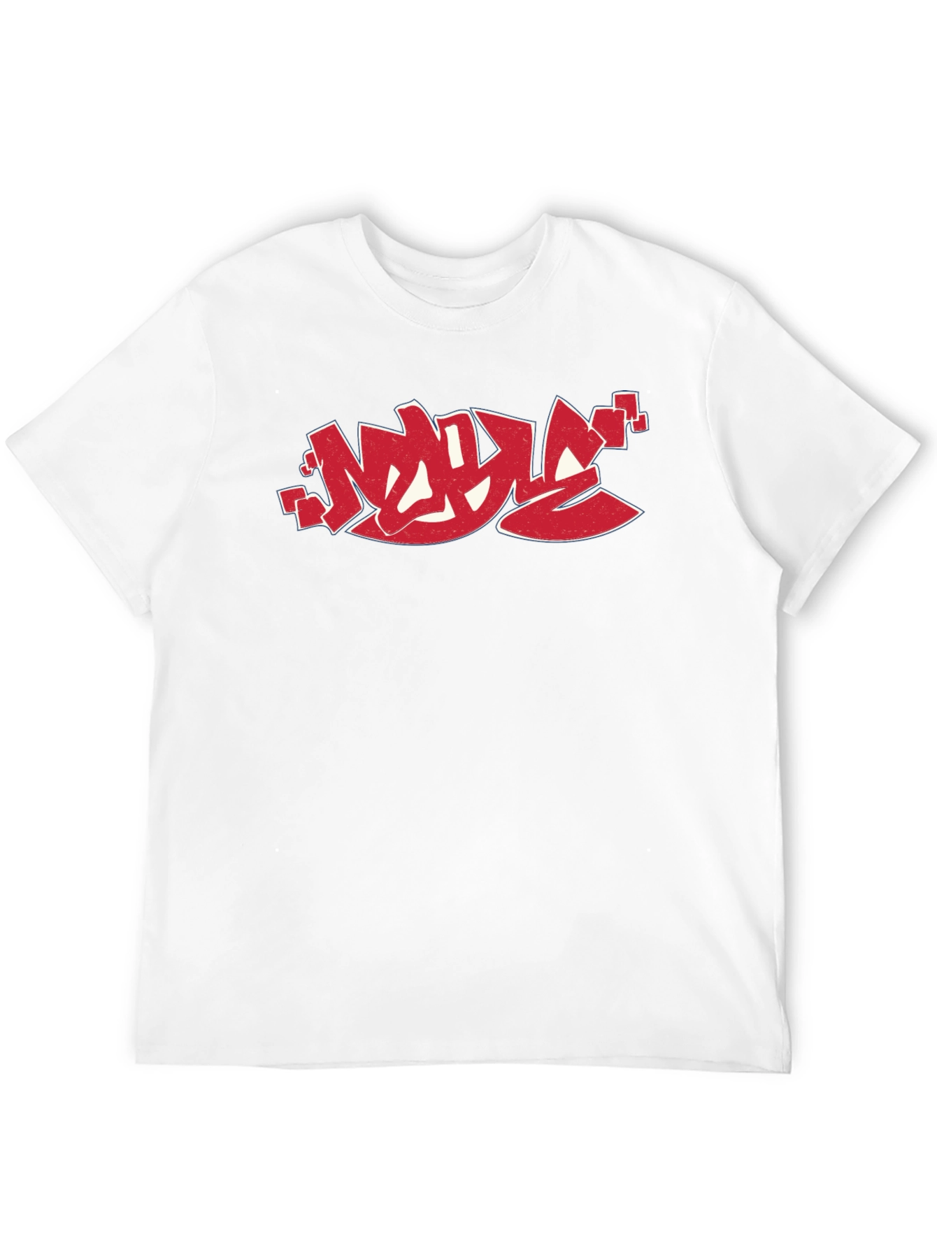 Graffiti Style Graphic Print T-Shirt