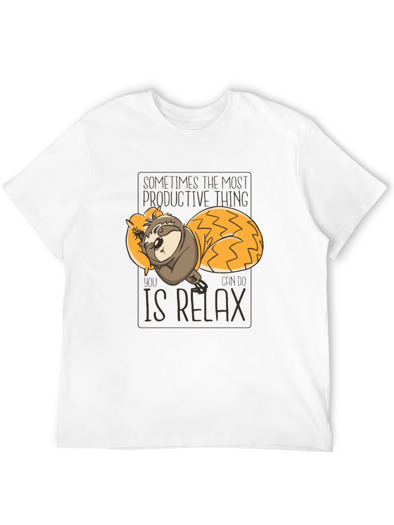 Relax Sloth Graphic Tee - Comfortable & Stylish