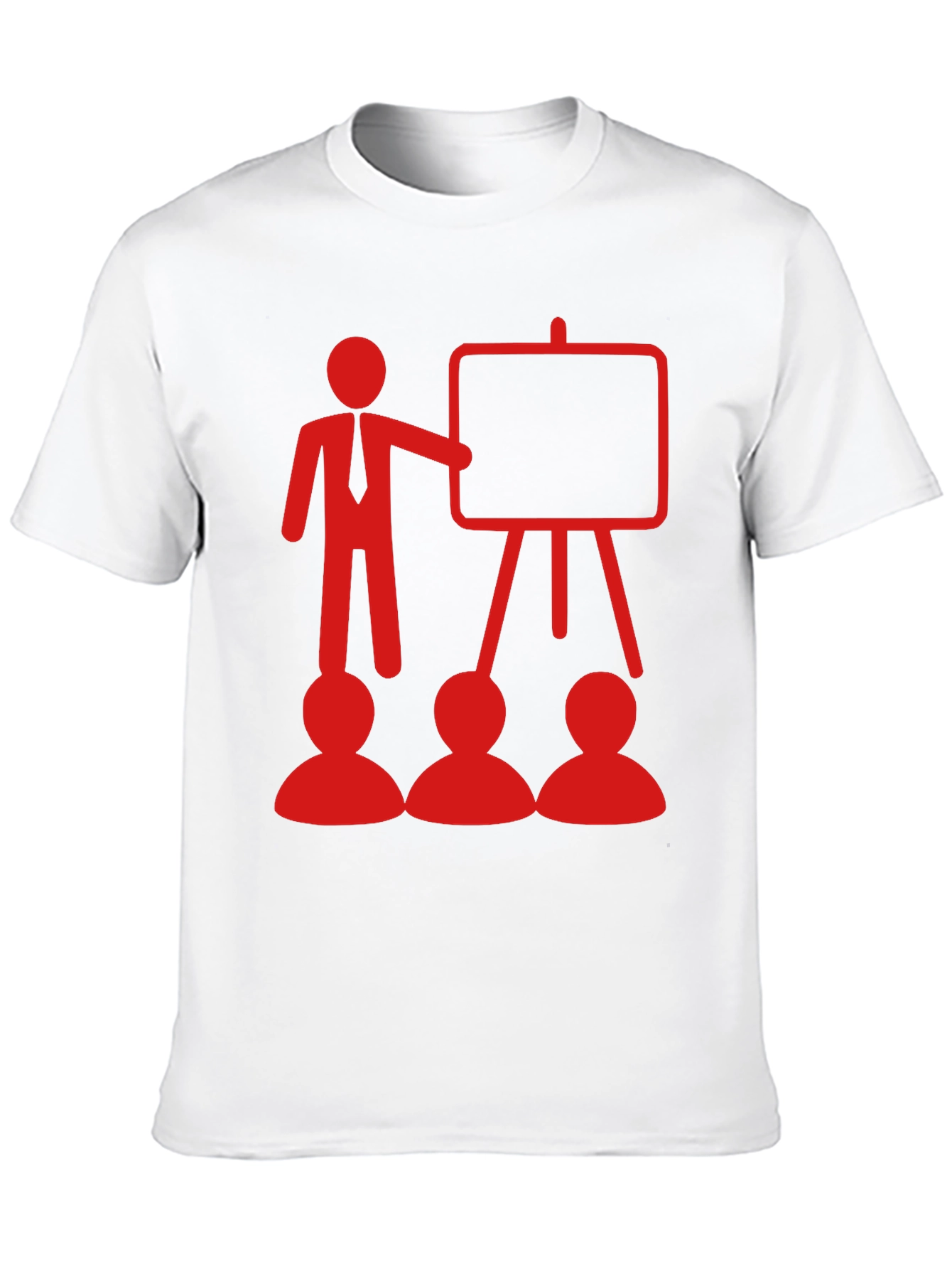 Presentation T-Shirt - Red Design on Black Tee