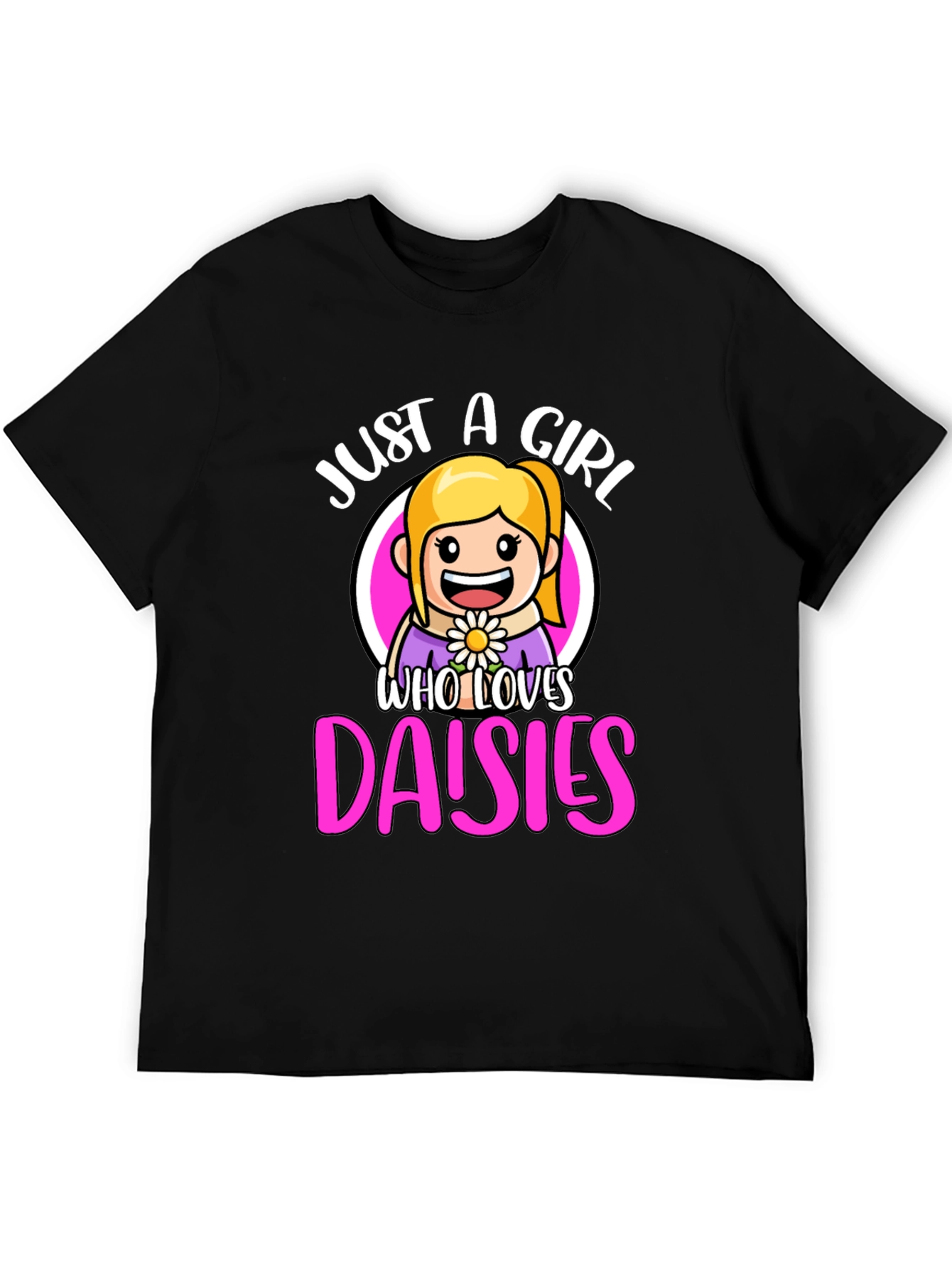 Just A Girl Who Loves Daisies T-Shirt