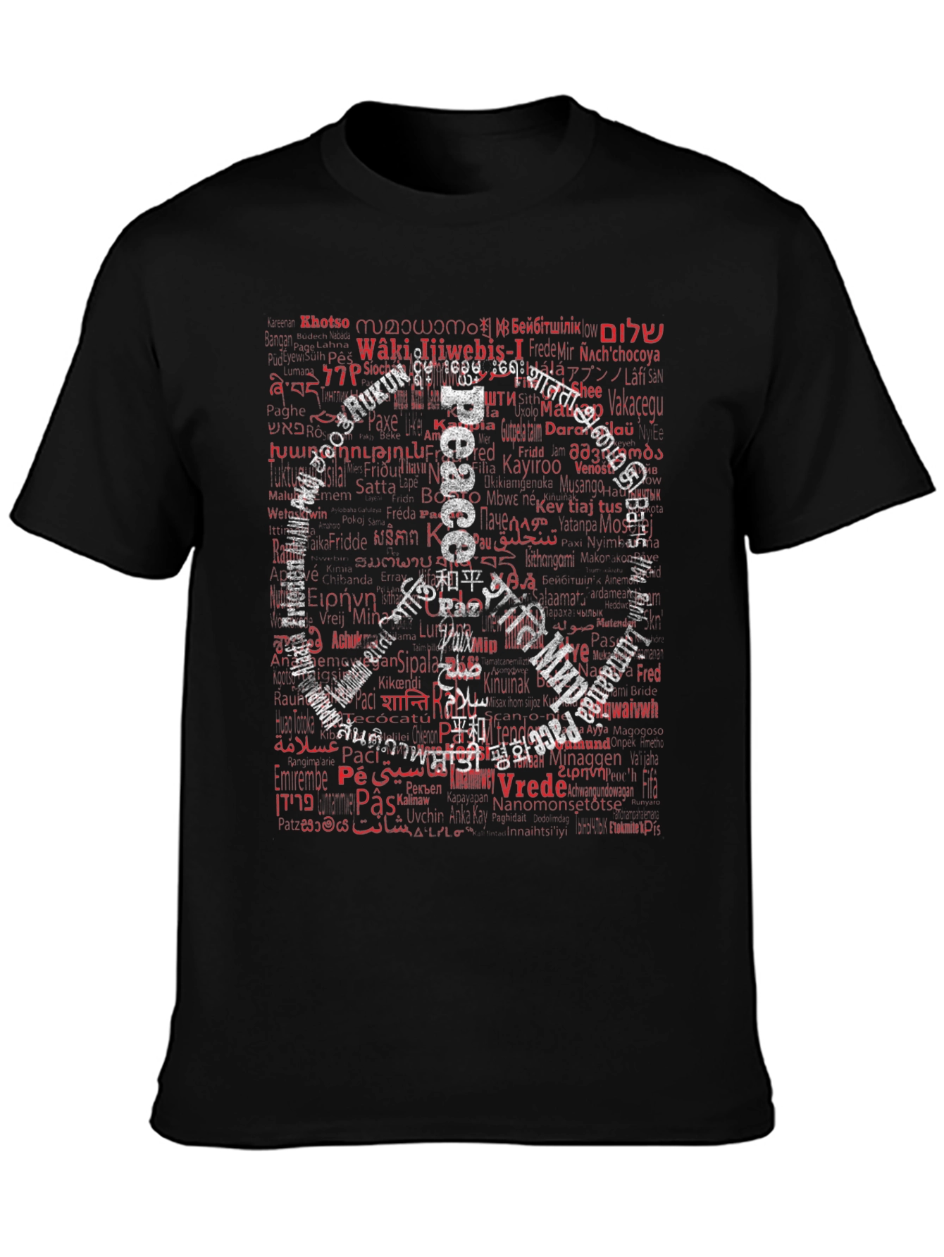 Peace Around the World Graphic T-Shirt