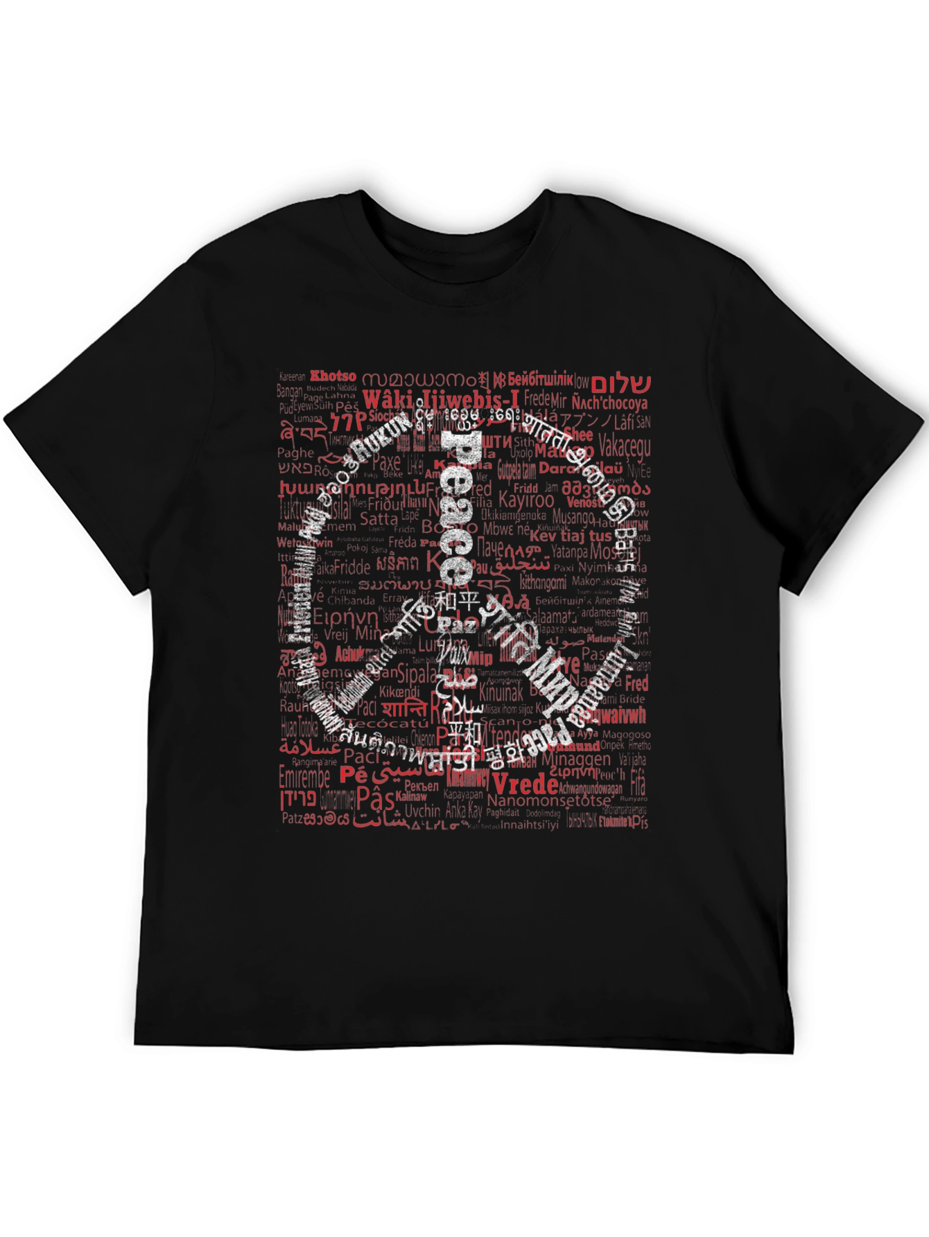 Peace Around the World Graphic T-Shirt