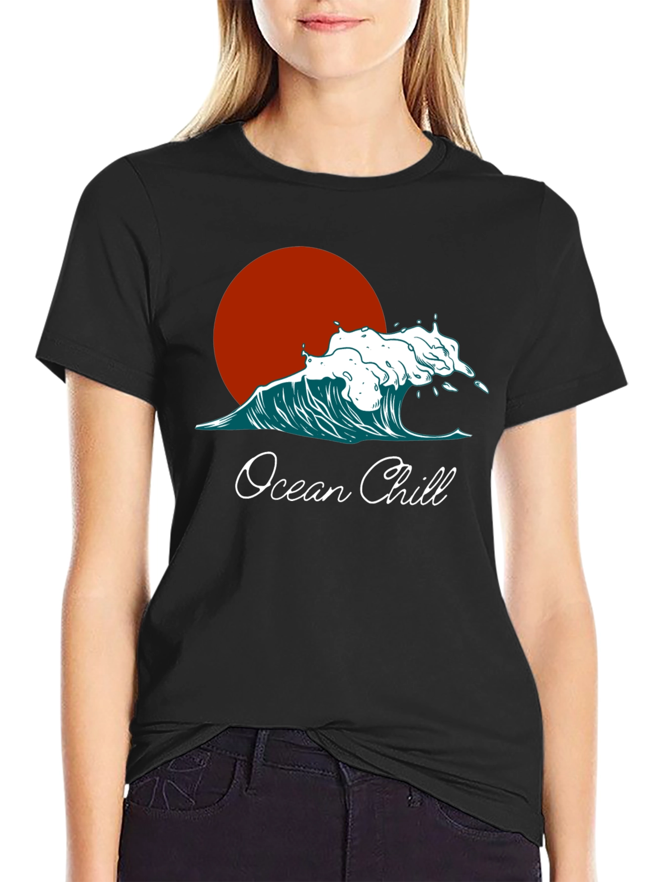 Ocean Chill Graphic Tee - Relaxed Fit