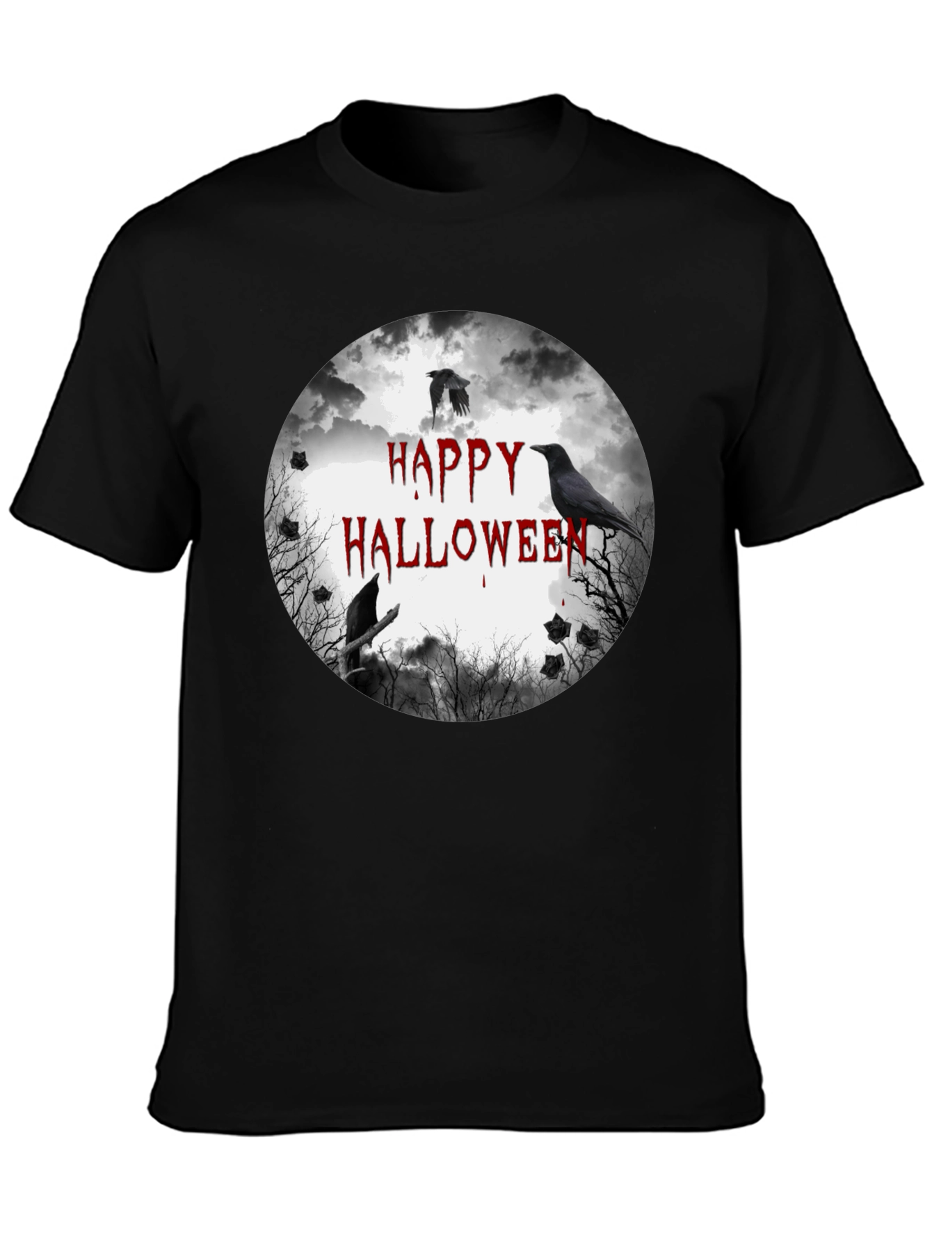 Happy Halloween Crow T-Shirt