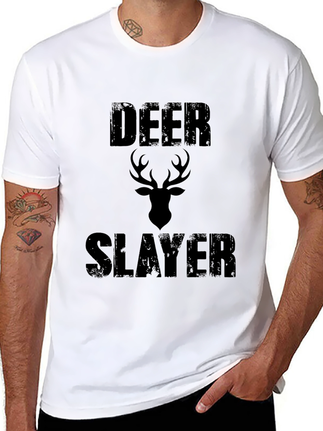 Deer Slayer Graphic T-Shirt - Hunting Season