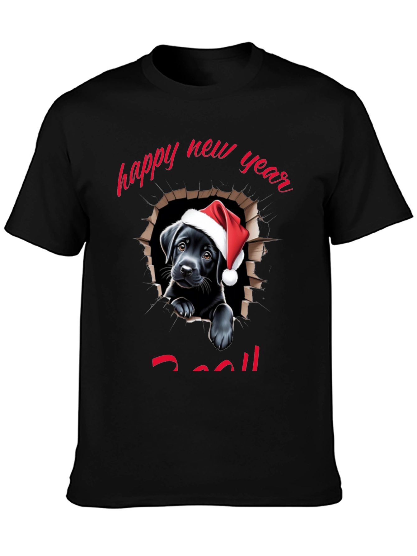Happy New Year Dog T-Shirt