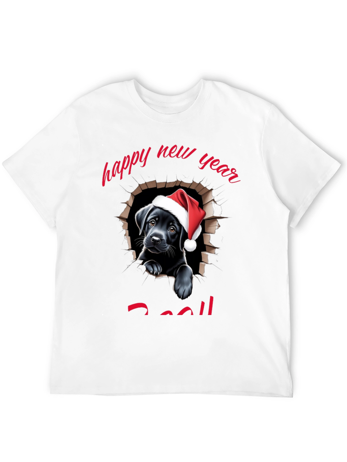 Happy New Year Dog T-Shirt