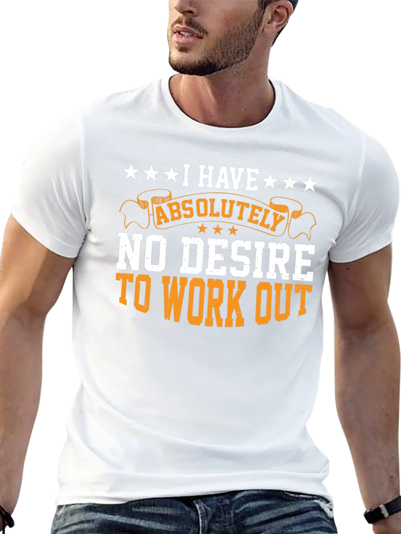 Funny Workout T-Shirt - No Desire to Exercise