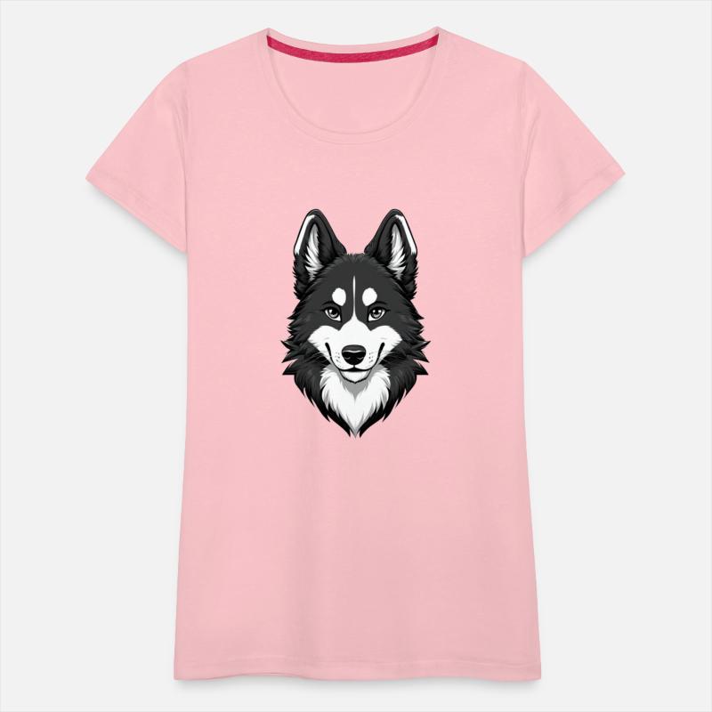 beautiful dog head