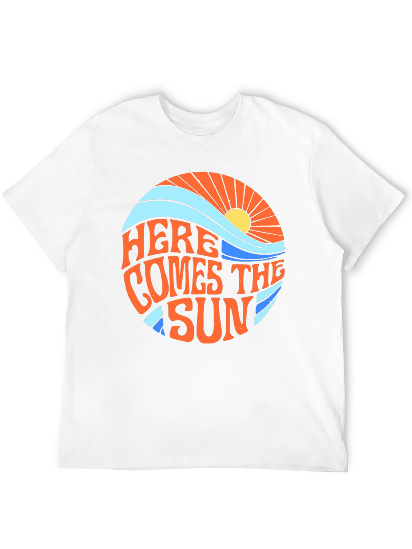 Here Comes The Sun Graphic Black Tee