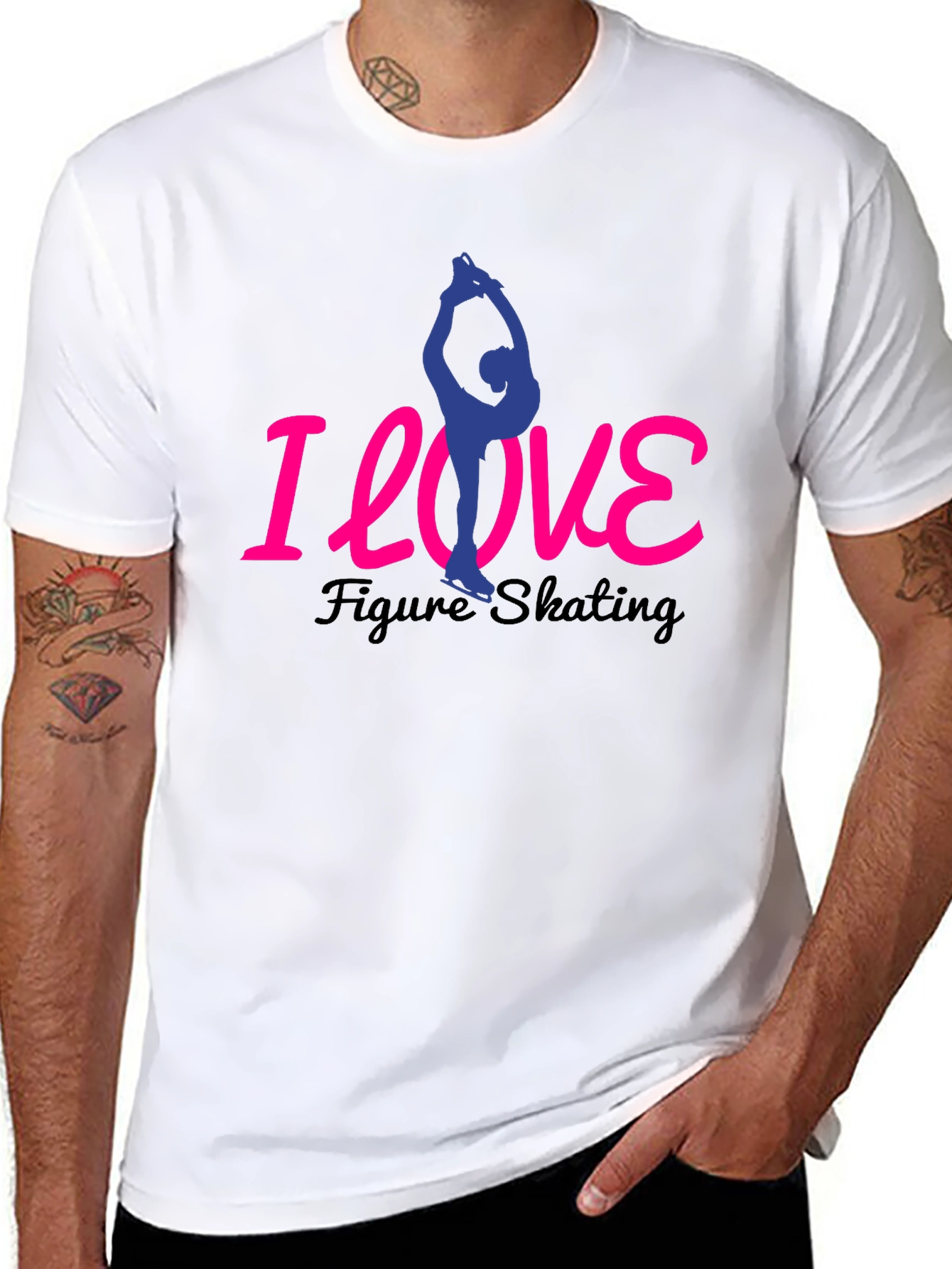 I Love Figure Skating T-Shirt