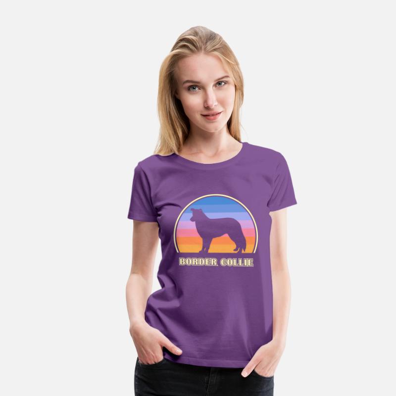 Border Collie Sunset Dog
