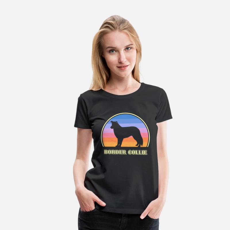 Border Collie Sunset Dog