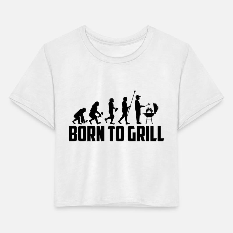 Born To Grill Funny Evolution Barbecue BBQ