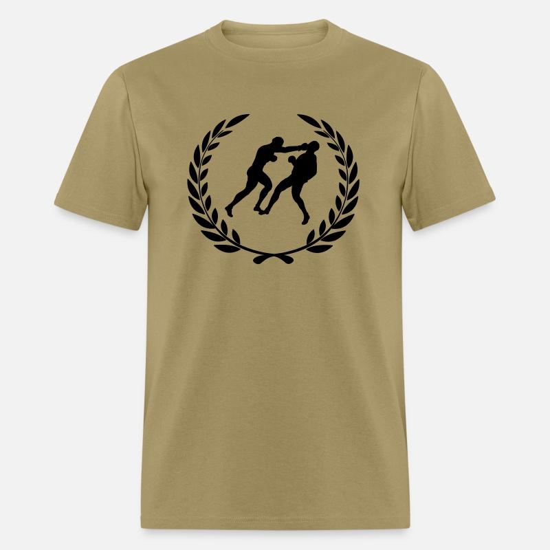 Boxers KO punch in laurel wreath